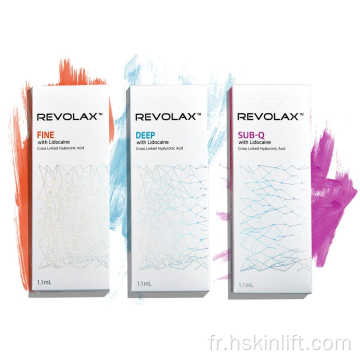 Revolax Cross lié au collagène gel ha acide hyaluronique